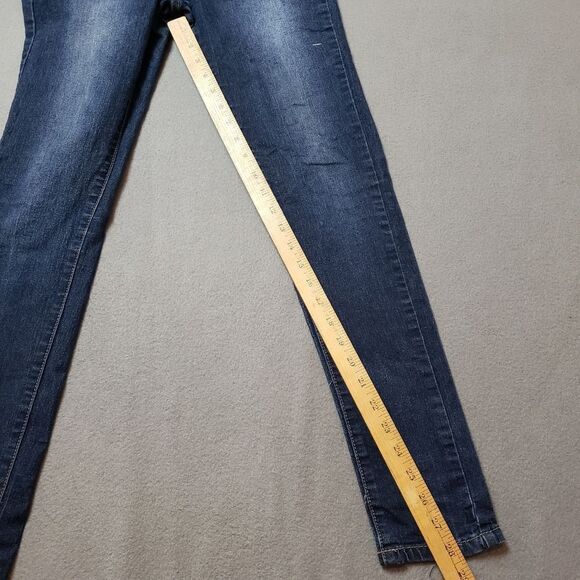 B.O.B. High waist dark wash faded skinny jeans Size 3/4 - Picture 8 of 10